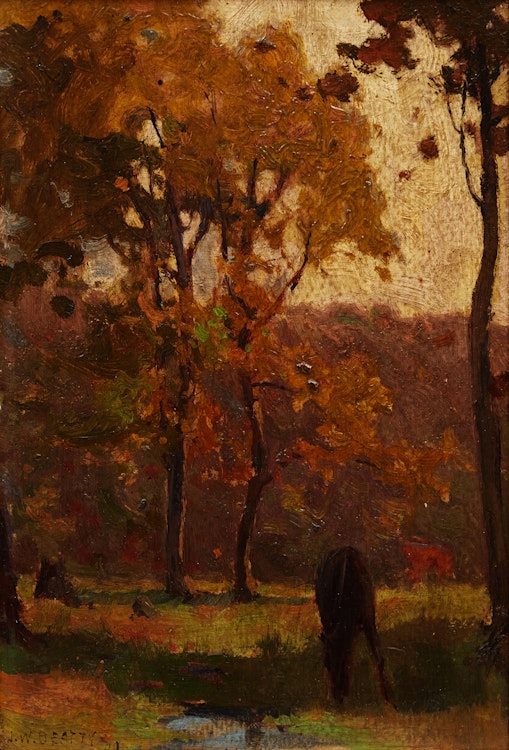 Artwork by John William Beatty, Near Hamilton Golf Club