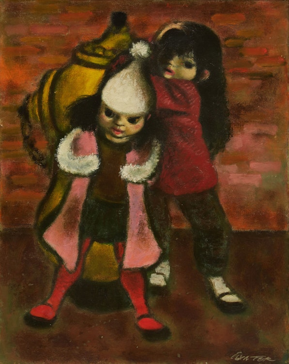 Artwork by William Arthur Winter, City Kids