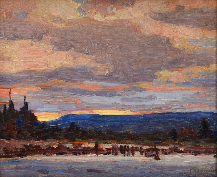 Artwork by Frederick Nicholas Loveroff, Evening