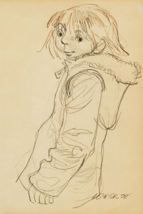 Artwork by William Arthur Winter,  Child in a Parka