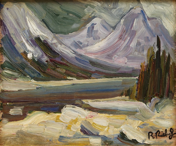 Artwork by Rene Richard,  Charlevoix