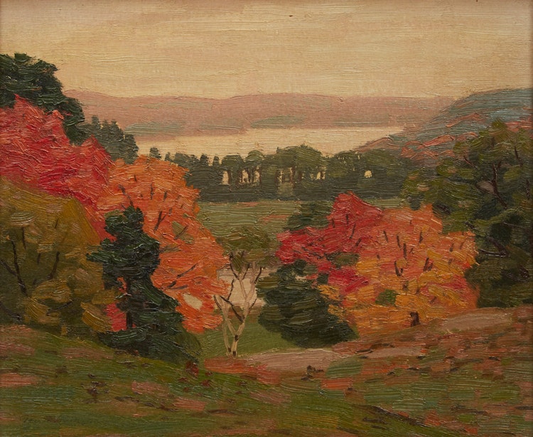 Artwork by George Thomson,  HIlls of Carnarvon, Haliburton