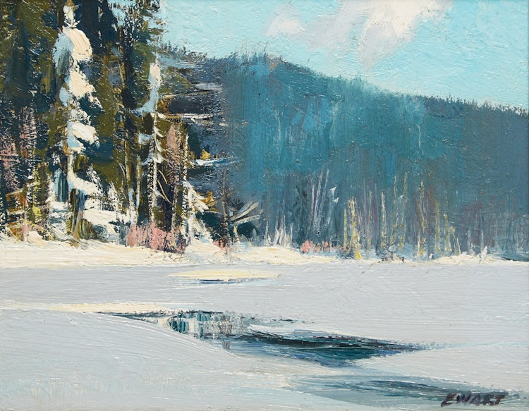 Artwork by Peter Maxwell Ewart,  Lake of the Woods