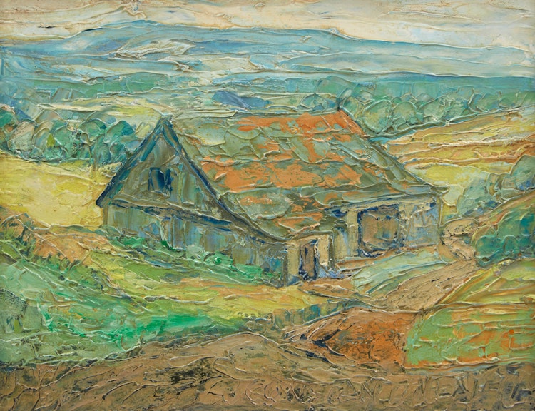 Artwork by Jean Constantineau, Vieille grange