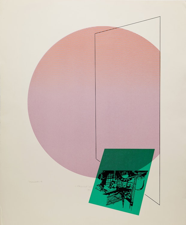 Artwork by Carl Heywood, Disparates - E