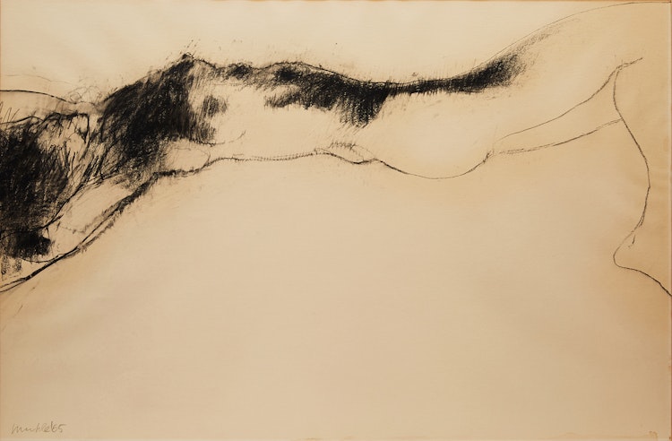 Artwork by Robert Markle,  Marlene 1X, Falling Figure Series