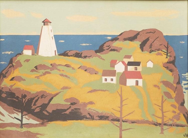 Artwork by Jack Weldon Humphrey, Swallow Tail, Grand Manan