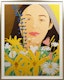 Thumbnail of Artwork by Alex Katz, Ada with Flowers