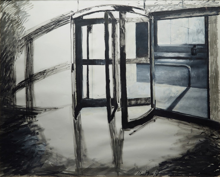 Artwork by Medrie MacPhee,  Revolving Door