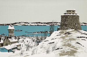 Artwork by Bruno Joseph Bobak, Martello Tower