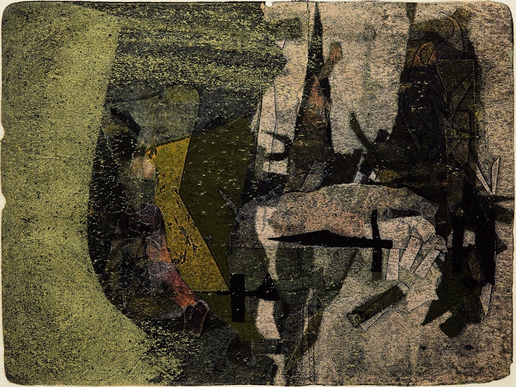 Artwork by Harold Barling Town, Picnic Day