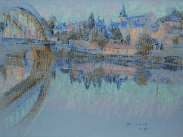 Artwork by Joseph Francis Plaskett, Late Sun on Decige