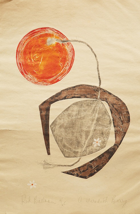 Artwork by Anne Meredith Barry, The Red Balloon