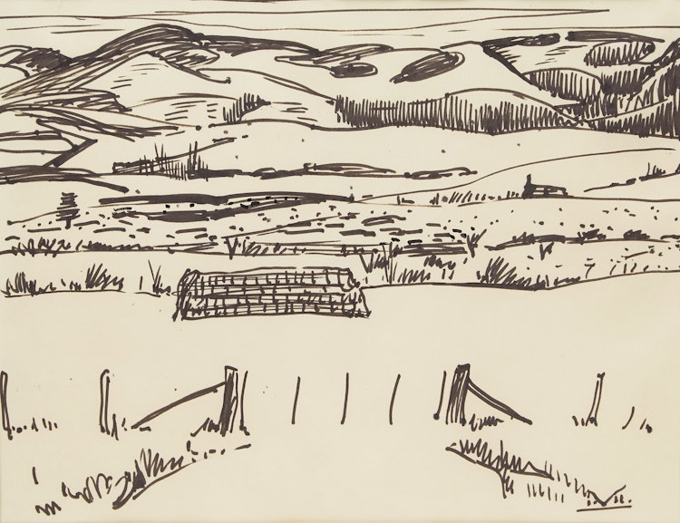 Artwork by Illingworth Holey Kerr, Mountain Landscape