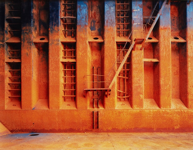 Artwork by Edward Burtynsky,  Shipbreaking #47, Chittagong, Bangladesh, 2001