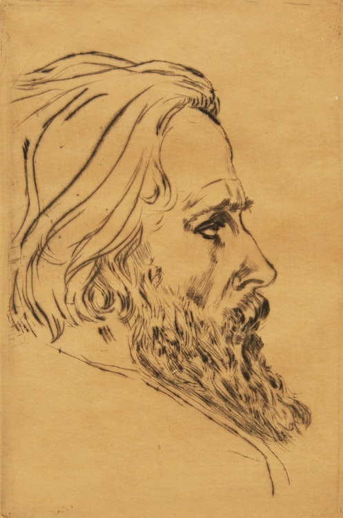 Artwork by Johannes Theodorus Toorop, Pair of Portraits