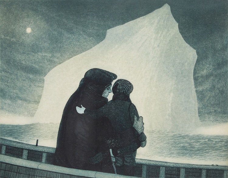 Artwork by David Lloyd Blackwood, Passing