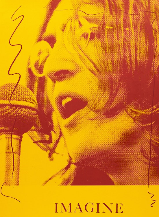 Artwork by Carl Beam, John Lennon