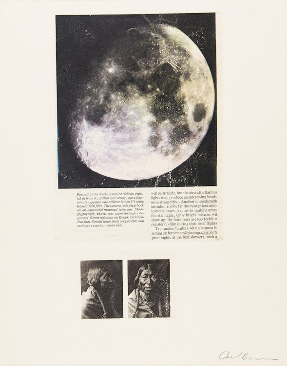 Artwork by Carl Beam, Untitled (Portrait of North America Nebula)