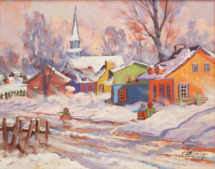 Artwork by Claude Langevin, Bourrasque