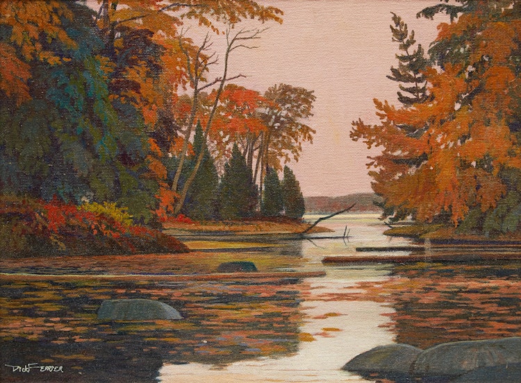 Artwork by Richard Ferrier,  Near West Guilford, Haliburton