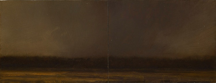 Artwork by James Lahey, Forest Fire Smoke, Chelsea