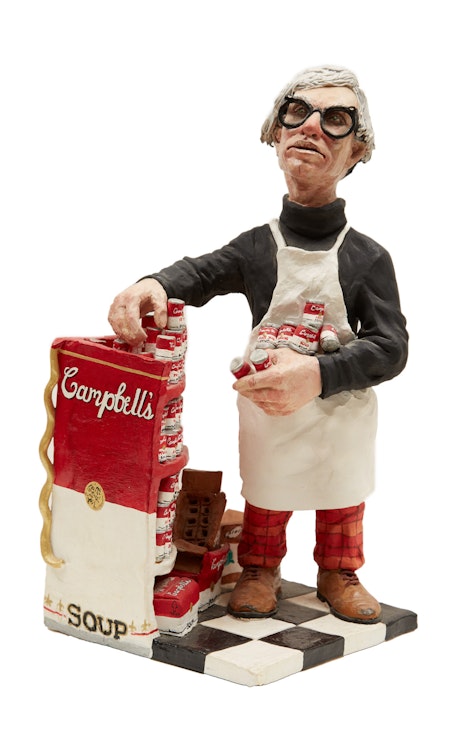 Artwork by Wayne McLean, Andy Warhol’s Campbell’s Soup