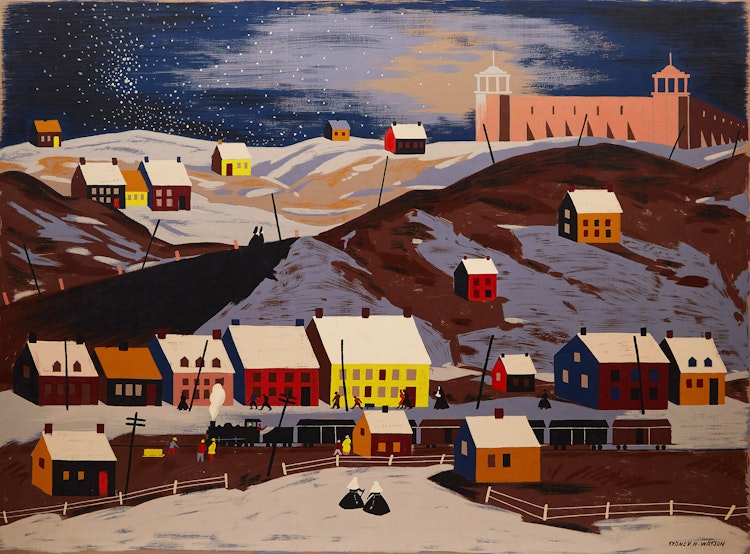 Artwork by Sydney Hollinger Watson,  St. Lawrence Town, Quebec