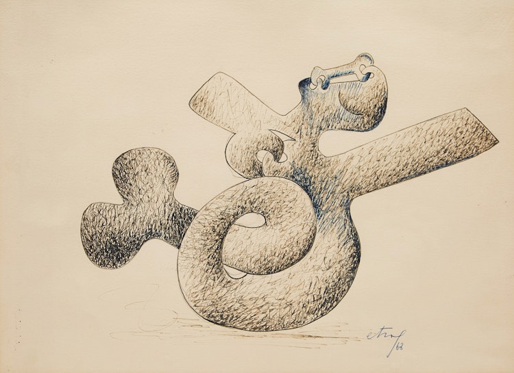Artwork by Sorel Etrog, Study for Quartet