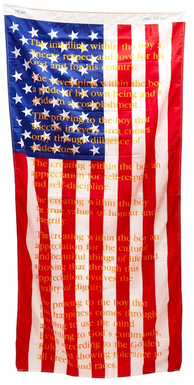 Artwork by Attila Richard Lukacs, American Flag edition
