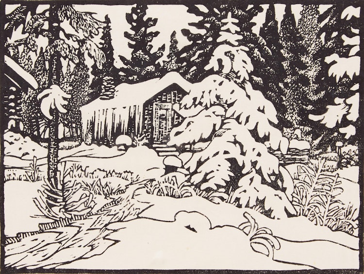 Artwork by Ernest Lindner, End of the Trail