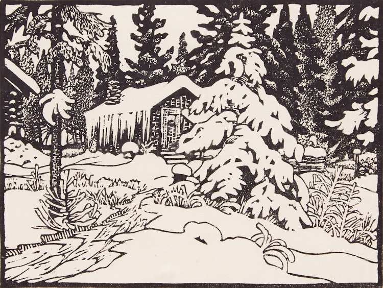 Artwork by Ernest Lindner,  End of the Trail