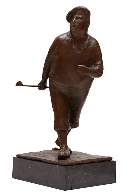 Artwork by William Hodd McElcheran,  Golfer