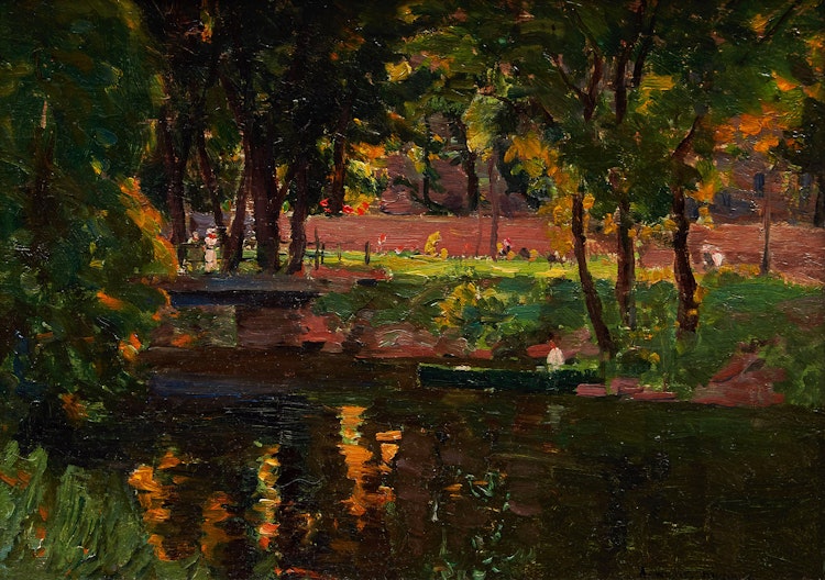 Artwork by Andrew Wilkie Kilgour, Old Canal, Lachine