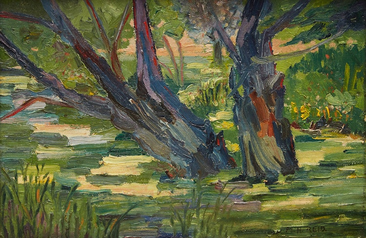Artwork by Mary Heister Reid, Forest Interior