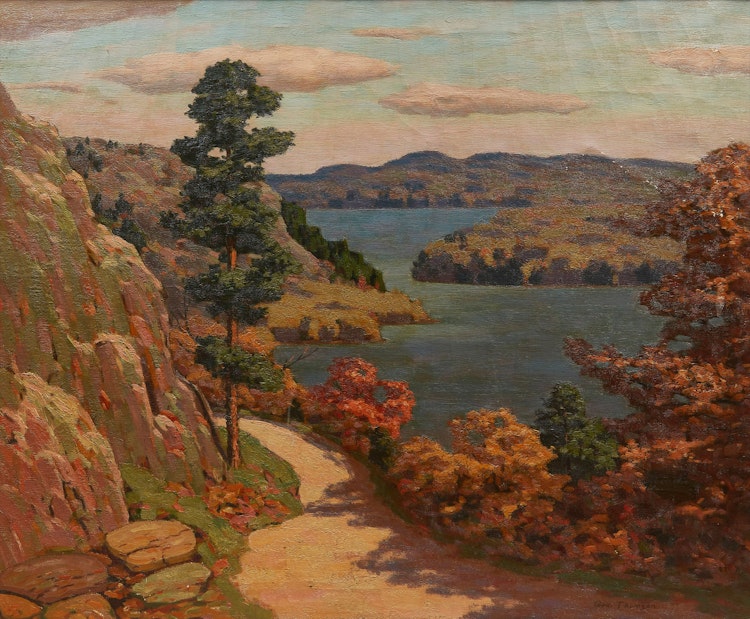 Artwork by George Thomson,  Among the Hills