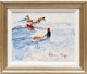 Thumbnail of Artwork by Allen Sapp, Untitled (Playing in the Snow)