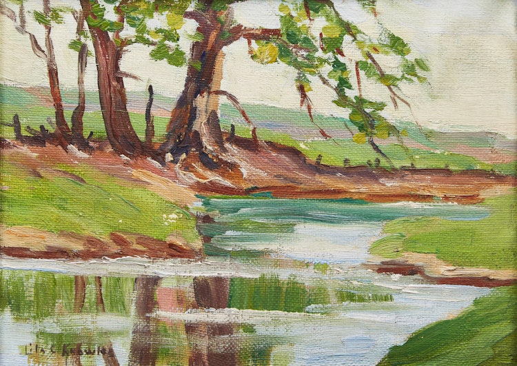 Artwork by Lila Caroline McGillivray Knowles, Country Creek