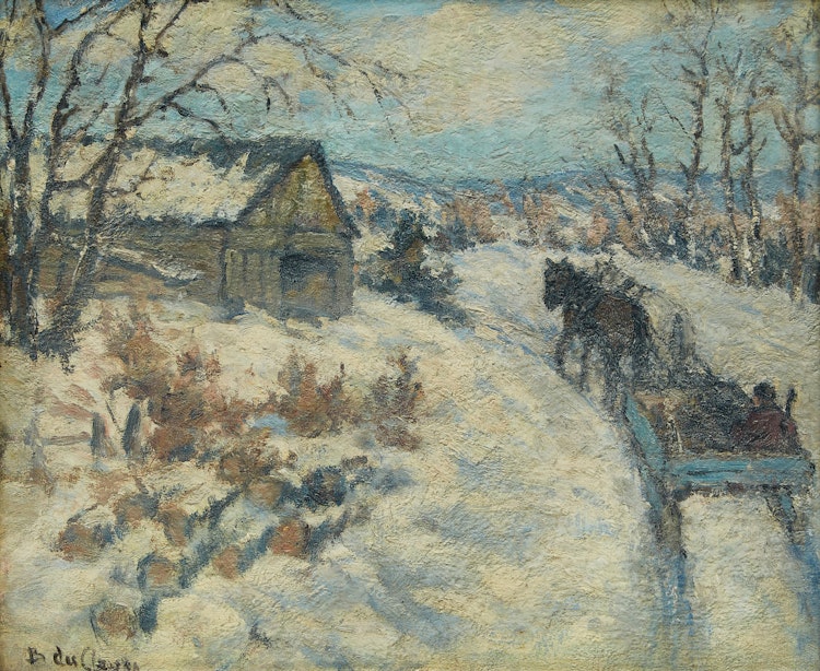 Artwork by Berthe Des Clayes, The Old Barn