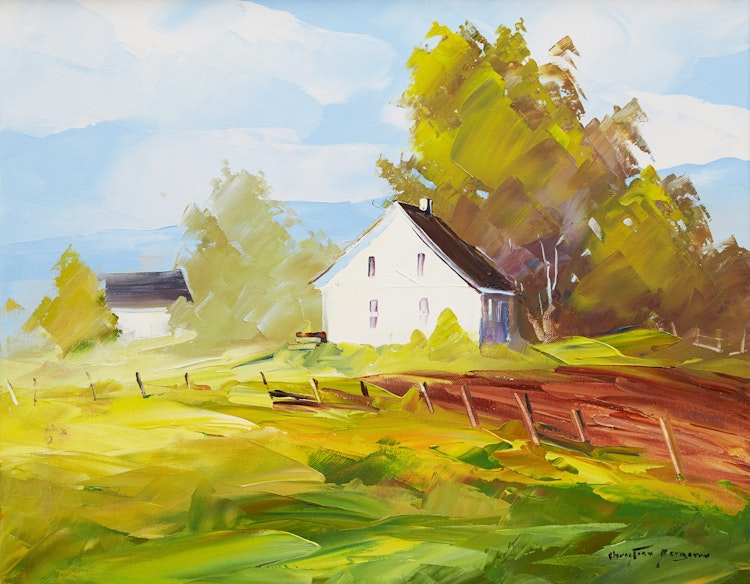 Artwork by Christian Bergeron, Maison de Charlevoix