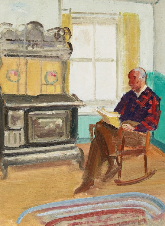 Artwork by George Douglas Pepper, Portrait of A.Y. Jackson