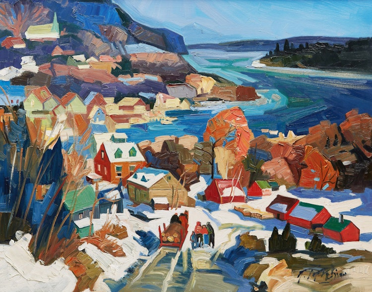 Artwork by Armand Tatossian,  Baie-Saint-Paul, Quebec