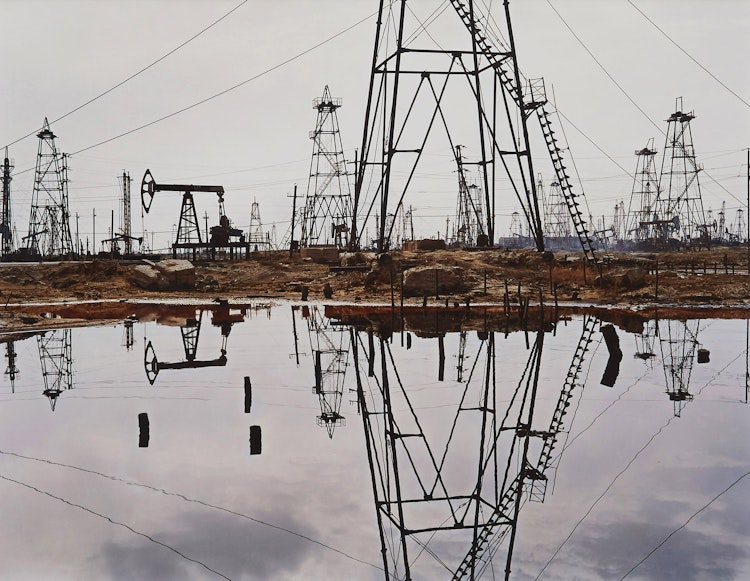 Artwork by Edward Burtynsky, SOCAR Oil Fields #3, Baku, Azerbaijan 2006