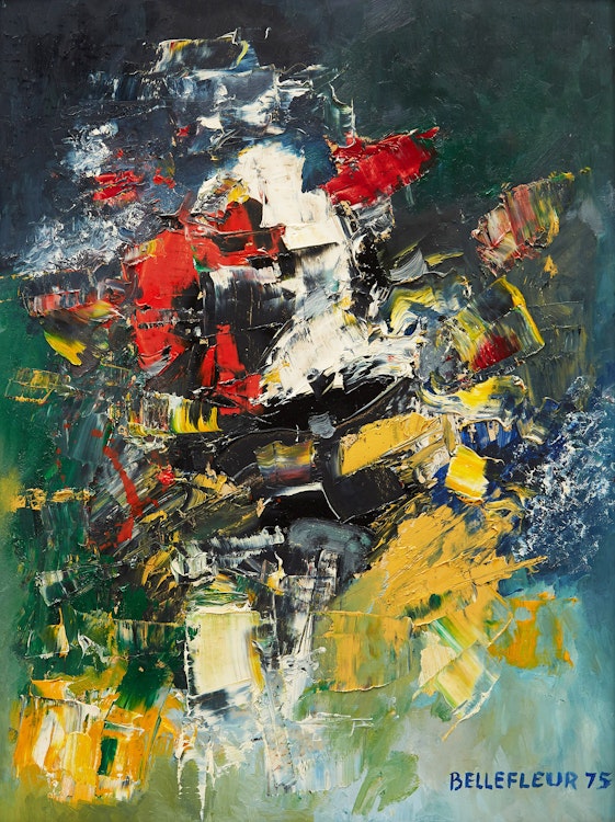 Artwork by Léon Bellefleur, Abstraction