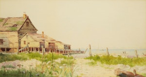 Artwork by Farquhar McGillivray Strachan Knowles, Old Fish House, the Maritimes