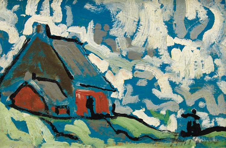 Artwork by Marc-Aurèle Fortin, Maison, Ste. Rose