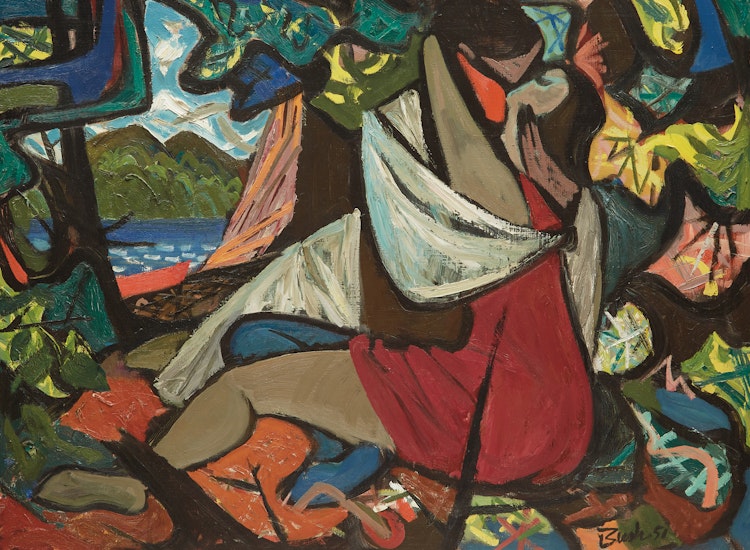 Artwork by Jack Hamilton Bush, Summer Afternoon/The Lovers