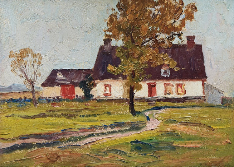 Artwork by Robert Wakeham Pilot, Old House in Beaupré