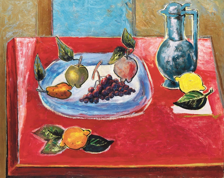 Artwork by Paul-Vanier Beaulieu, Still Life of Fruit