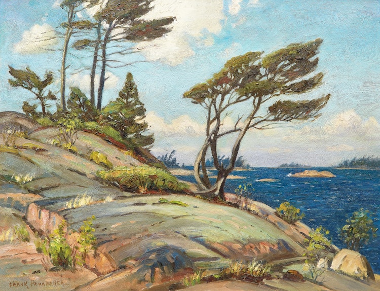 Artwork by Frank Shirley Panabaker, Georgian Bay Landscape